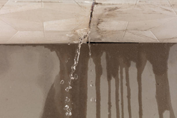 Professional Burst Pipe Cleanup technician working in Omega, OK